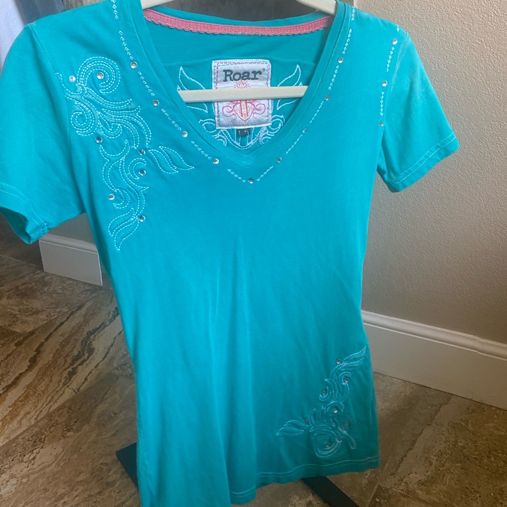 Roar Embroidered Shirt